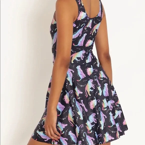 Blackmilk “Rainbow Tiger Scoop Skater Dress” Size Medium M NWT - Picture 7 of 12